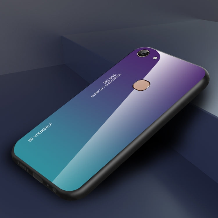 For Vivo Y83 Gradient Color Glass Case