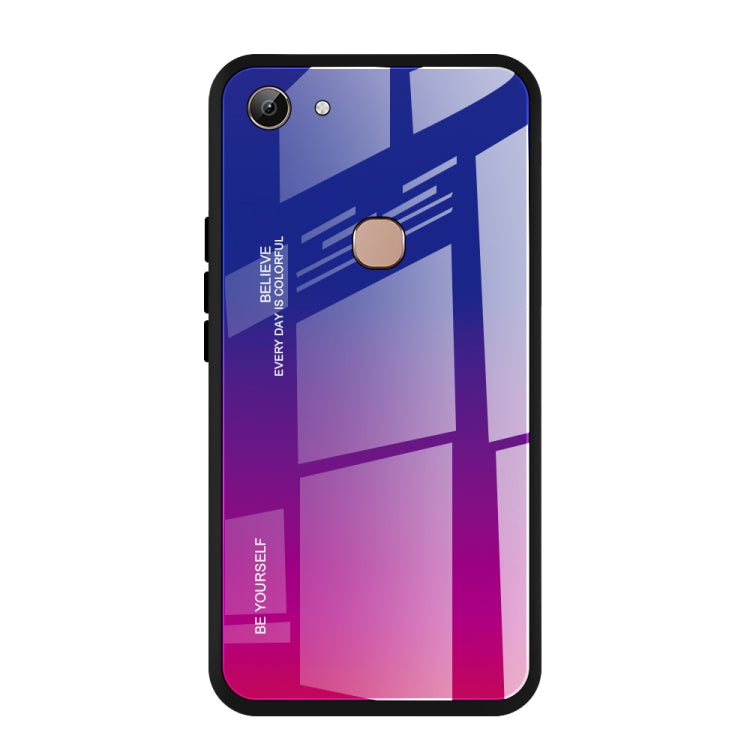 For Vivo Y83 Gradient Color Glass Case