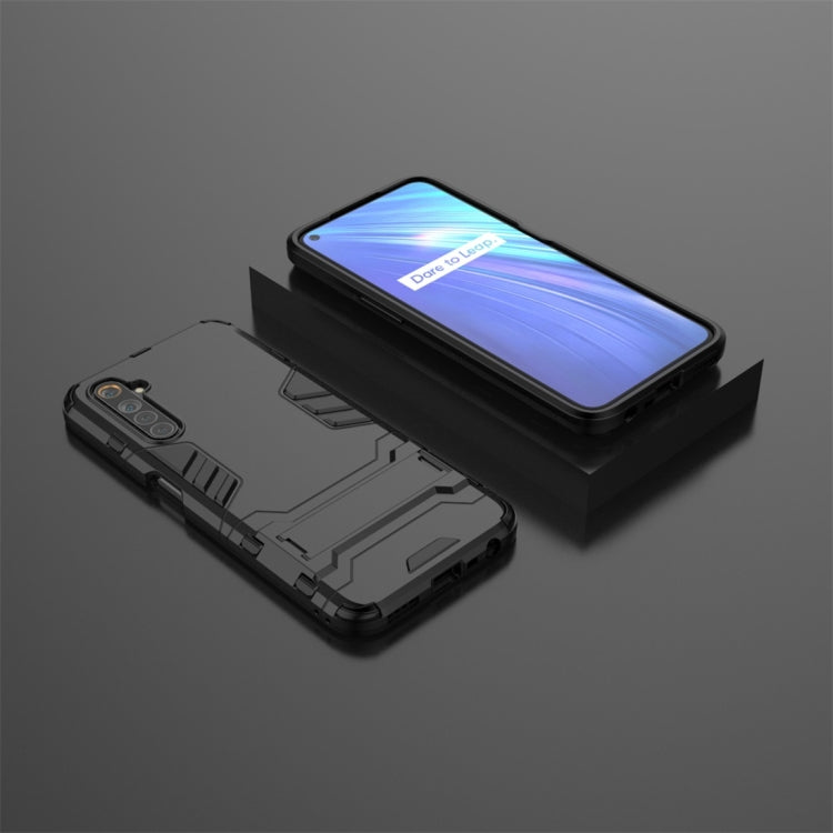 For OPPO Realme 6 PC + TPU Shockproof Protective Case with Invisible Holder