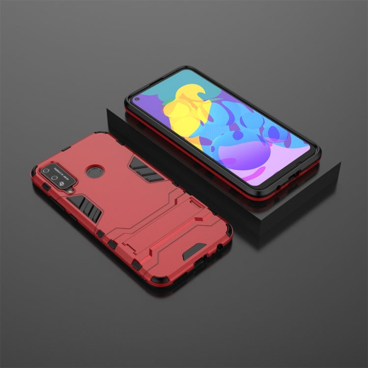 For Huawei Honor Play 4T PC + TPU Shockproof Protective Case with Invisible Holder