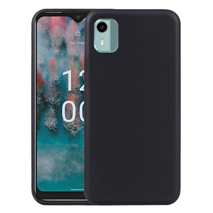 For Nokia C12 Plus TPU Phone Case(Black)