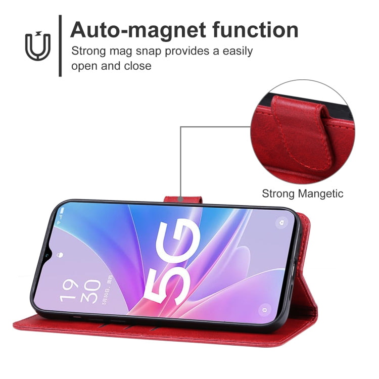 For OPPO A1x Leather Phone Case