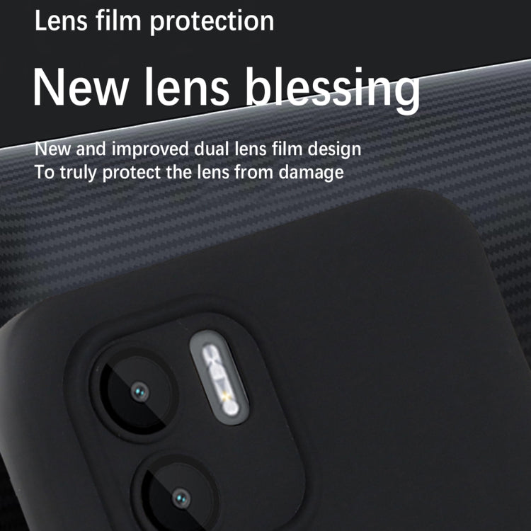For Xiaomi Redmi A1 4G Strap Holder Shockproof Protective Phone Case with Lens Film