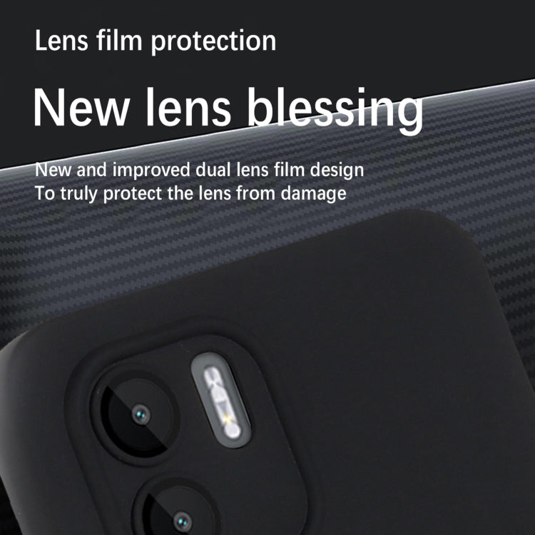 For Xiaomi Redmi A1+ 4G Strap Holder Shockproof Protective Phone Case with Lens Film