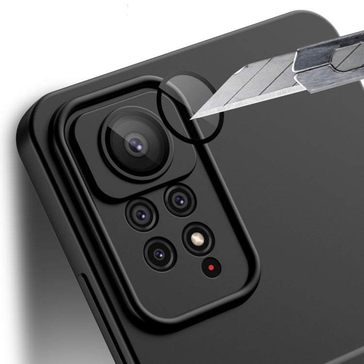 For Xiaomi Redmi Note 11S / Redmi Note 11 4G Global Strap Holder Shockproof Protective Phone Case with Lens Film