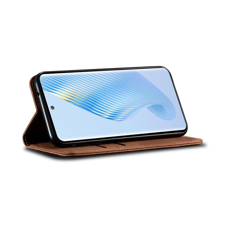 For Huawei P60/P60 Pro Denim Texture Leather Phone Case