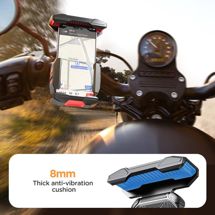 JOYROOM JR-ZS265 Stretch Bicycle Motorcycle Phone Holder(Red Black)