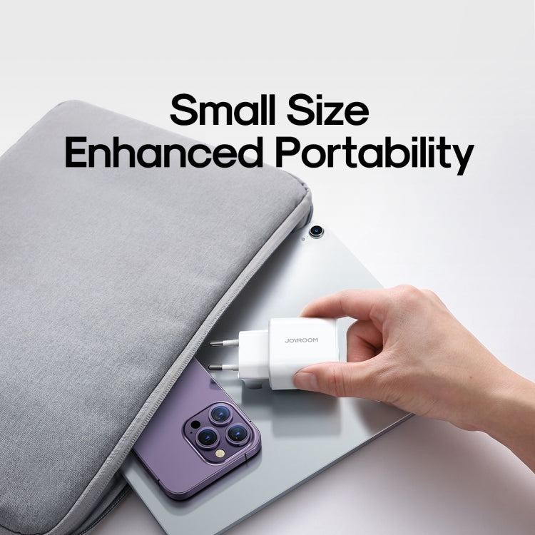 J0YROOM TCF05 20W USB+USB-C/Type-C Fast Charger, Specification:EU Plug