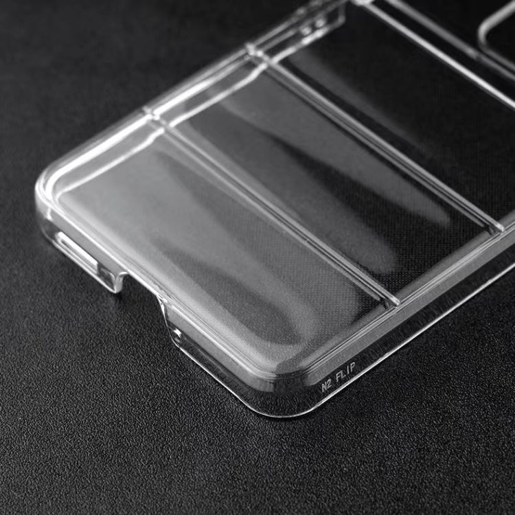 OPPO Find N2 Flip Transparent Glossy PC Phone Case