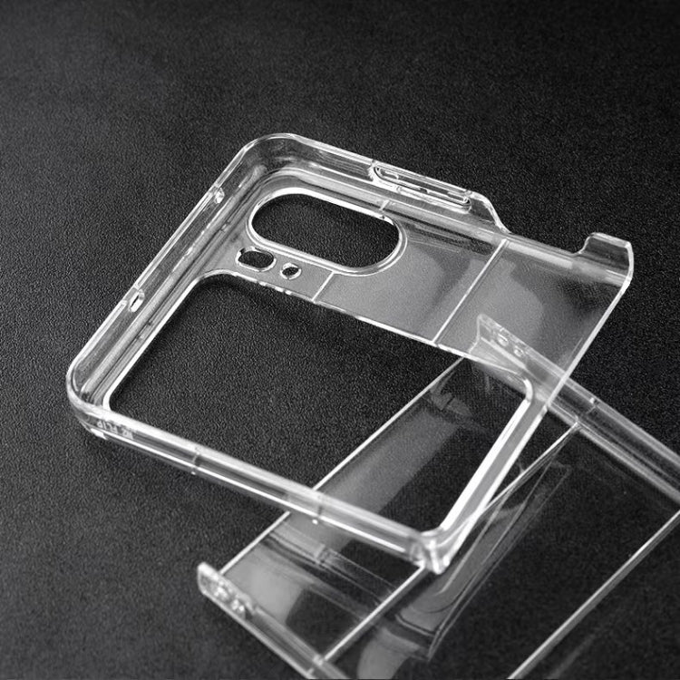 OPPO Find N2 Flip Transparent Glossy PC Phone Case