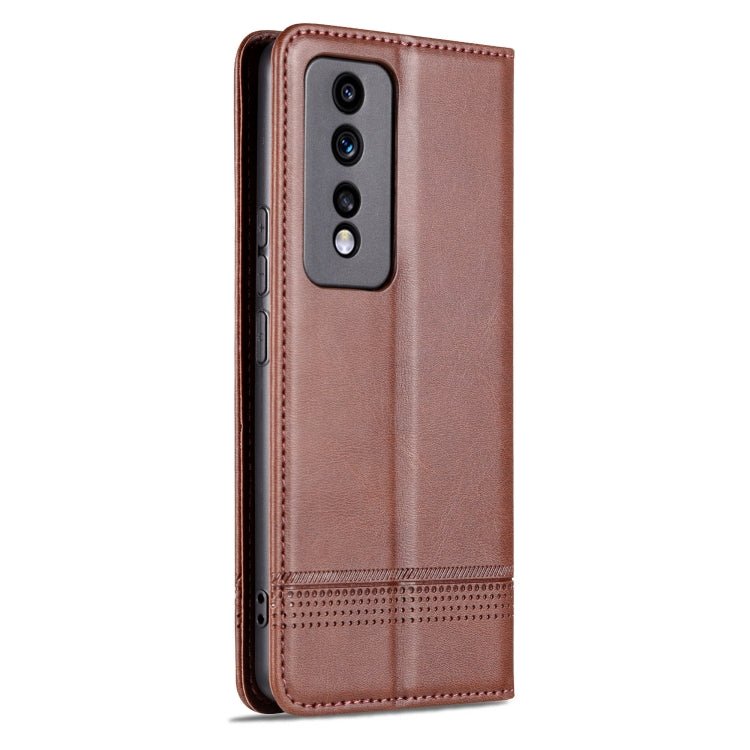 For Honor 80 GT AZNS Magnetic Calf Texture Flip Leather Phone Case
