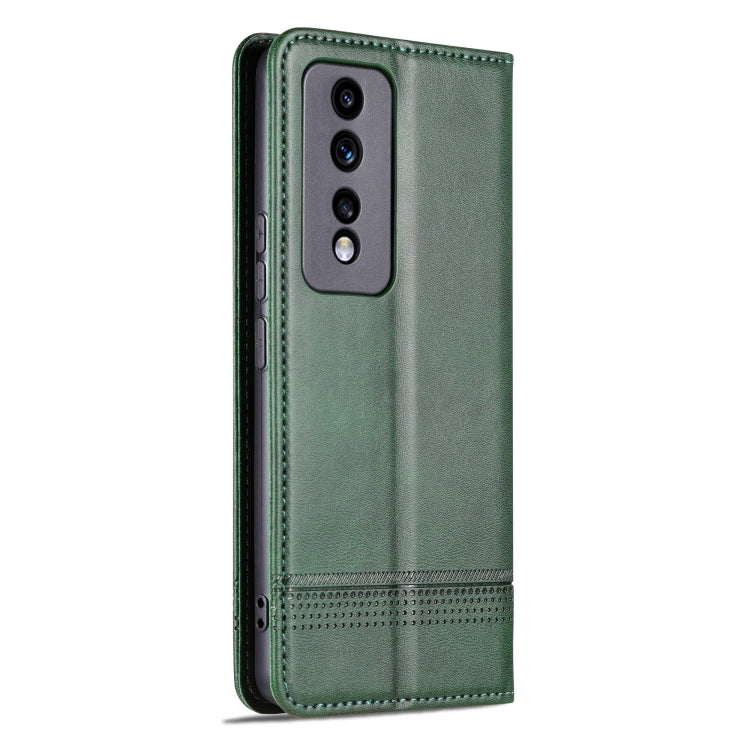 For Honor 80 GT AZNS Magnetic Calf Texture Flip Leather Phone Case