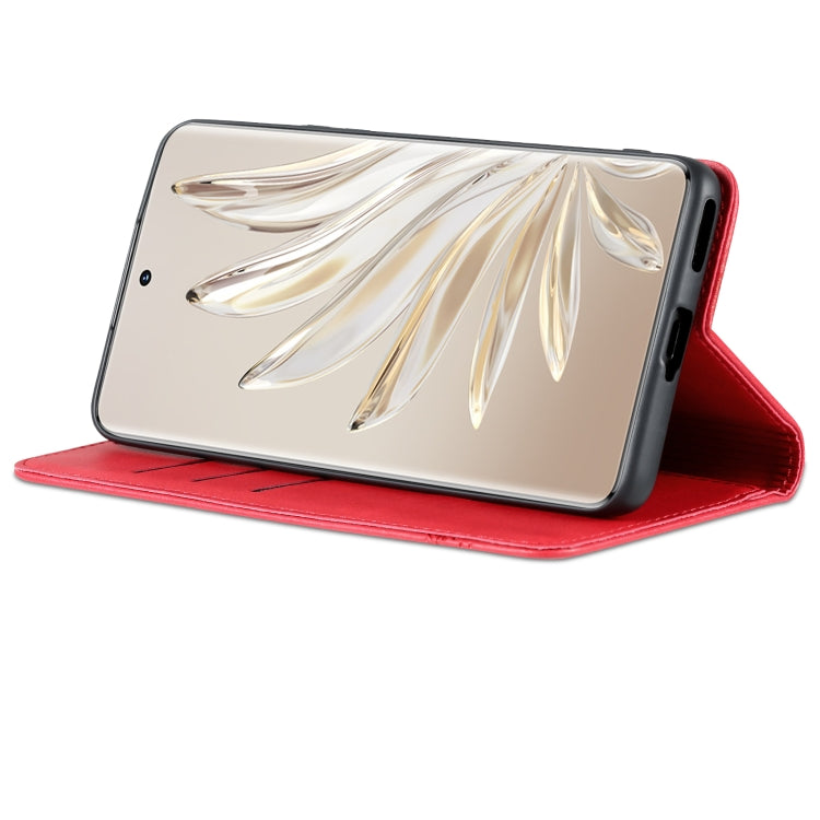 For Honor 90 Pro AZNS Magnetic Calf Texture Flip Leather Phone Case