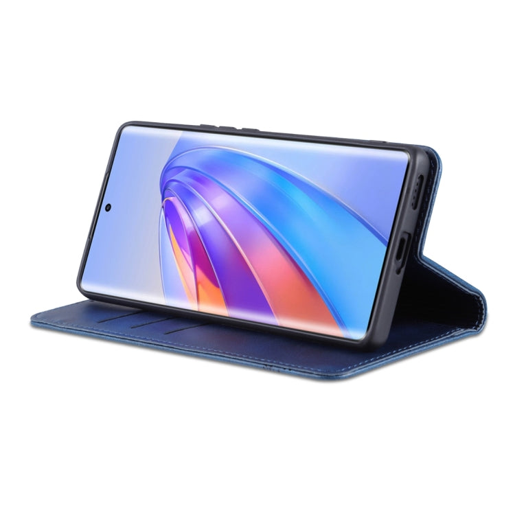 For Honor X50 AZNS Magnetic Calf Texture Flip Leather Phone Case