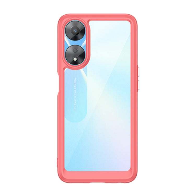 For OPPO A58 Colorful Series Acrylic + TPU Phone Case