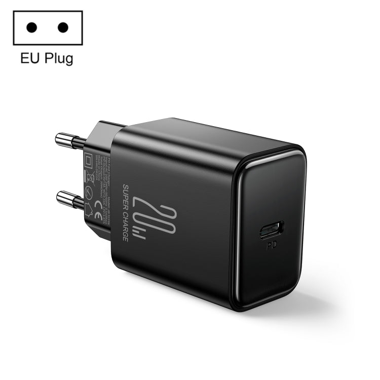 JOYROOM TCF06 Flash Series 20W USB-C/Type-C Single Port Charger, Specification:EU Plug