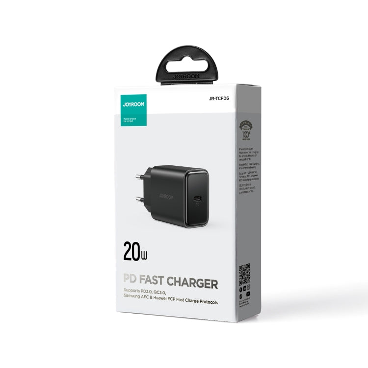 JOYROOM TCF06 Flash Series 20W USB-C/Type-C Single Port Charger, Specification:EU Plug