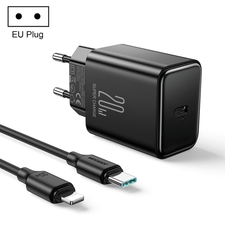 JOYROOM TCF06 Flash Series 20W USB-C/Type-C Single Port Charger Set, Specification:EU Plug