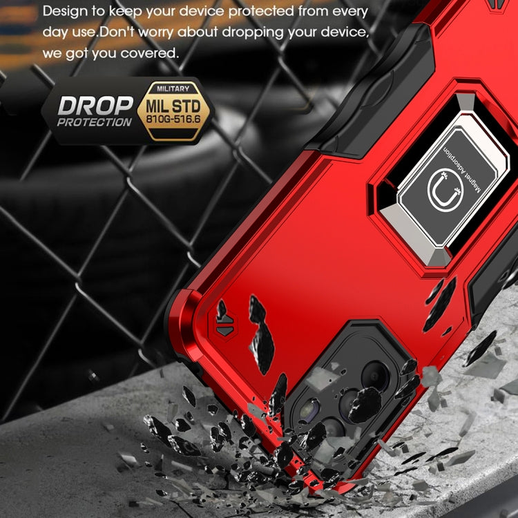 For Motorola Moto G31 / G41 Non-slip Shockproof Armor Phone Case with Ring Holder