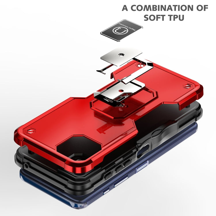 For Motorola Moto G50 Non-slip Shockproof Armor Phone Case with Ring Holder