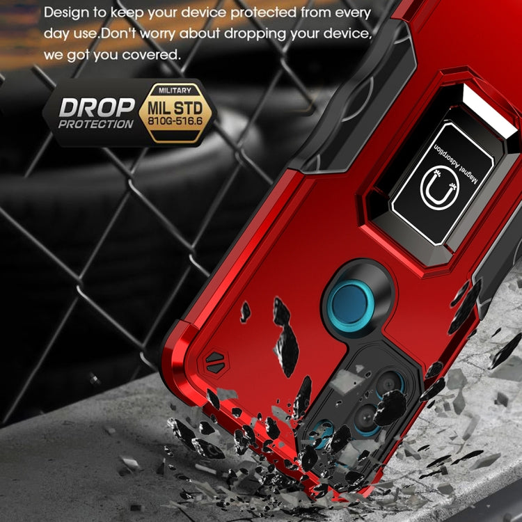 For Motorola Moto G71 5G Non-slip Shockproof Armor Phone Case with Ring Holder