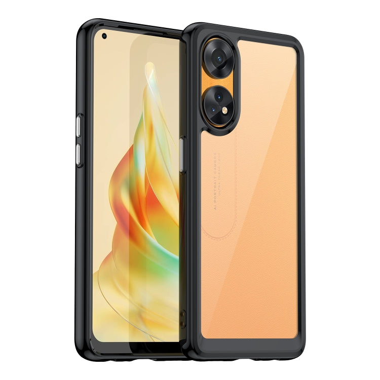 For OPPO Reno8 T 4G Colorful Series Acrylic + TPU Phone Case