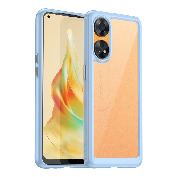 For OPPO Reno8 T 4G Colorful Series Acrylic + TPU Phone Case