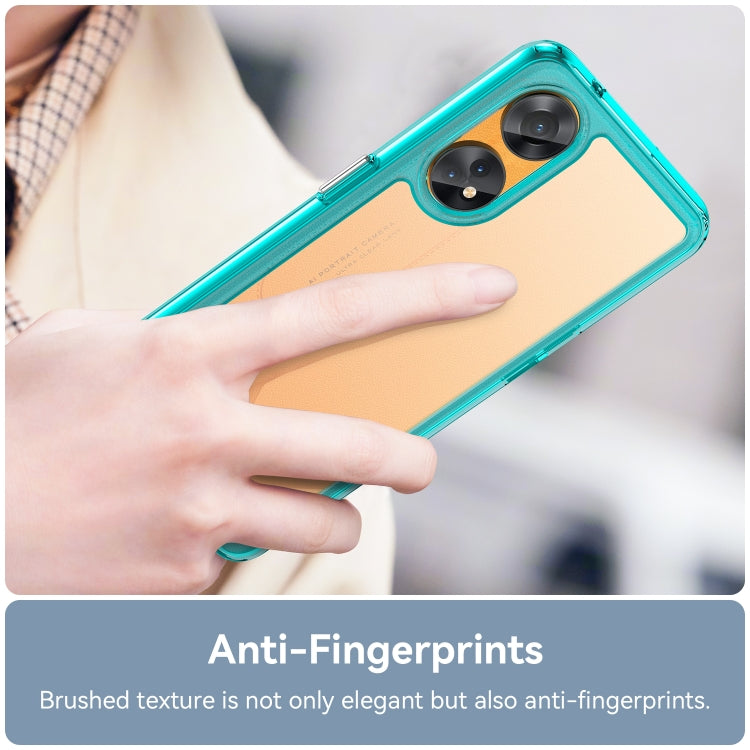 For OPPO Reno8 T 4G Colorful Series Acrylic + TPU Phone Case