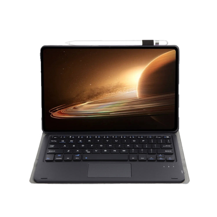 For OPPO Pad 2 11.61 inch 2023 OP13-A Lambskin Texture Ultra-thin Detachable Bluetooth Keyboard Leather Case with Touchpad