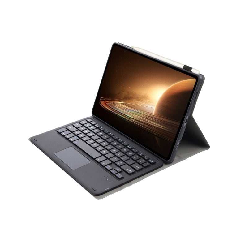 For OPPO Pad 2 11.61 inch 2023 OP13-A Lambskin Texture Ultra-thin Detachable Bluetooth Keyboard Leather Case with Touchpad