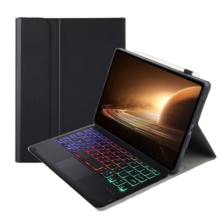 For OPPO Pad 2 11.61 inch 2023 OP13-AS Lambskin Texture Ultra-thin Detachable Backlight Bluetooth Keyboard Leather Case with Touchpad