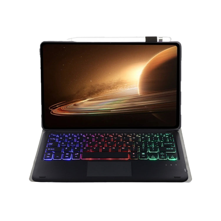 For OPPO Pad 2 11.61 inch 2023 OP13-AS Lambskin Texture Ultra-thin Detachable Backlight Bluetooth Keyboard Leather Case with Touchpad