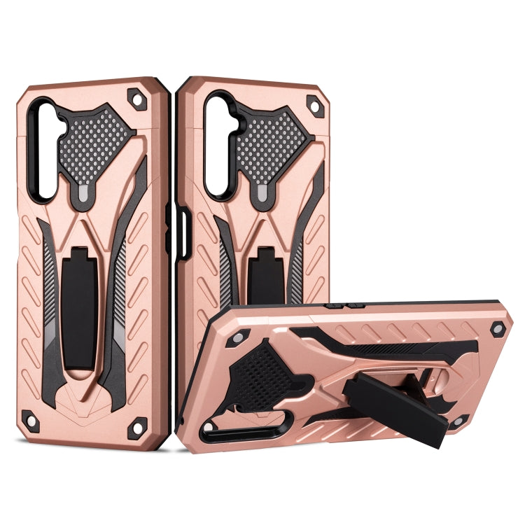 For OPPO Realme 6 Pro Shockproof TPU + PC Protective Case with Holder