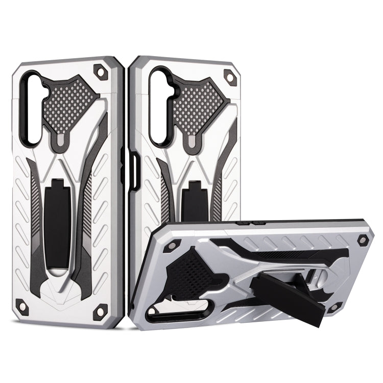 For OPPO Realme 6 Pro Shockproof TPU + PC Protective Case with Holder