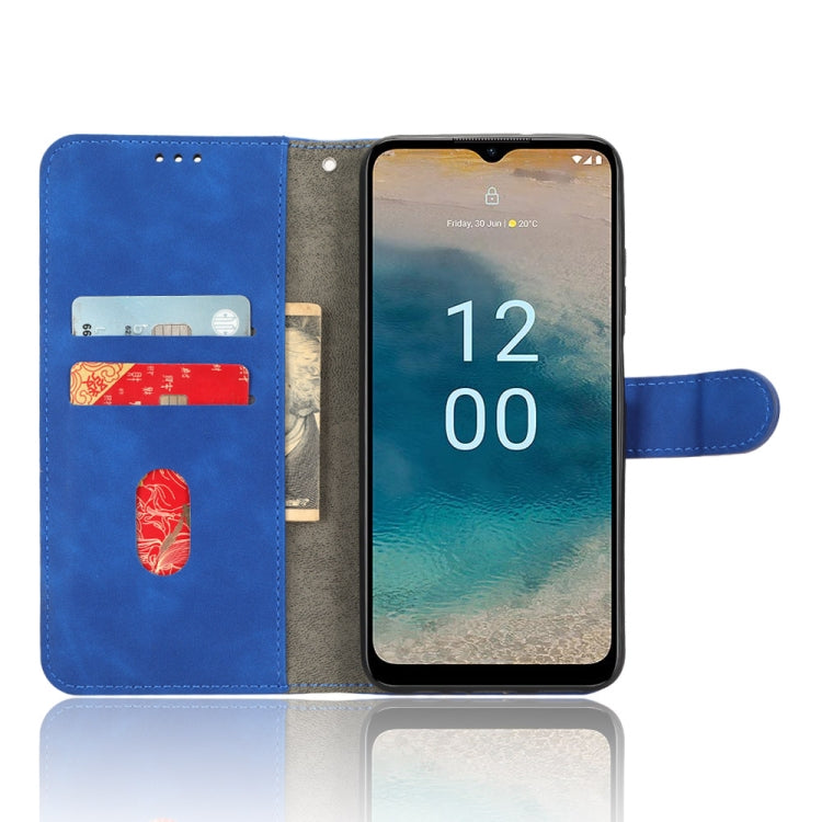 For Nokia G22 Skin Feel Magnetic Flip Leather Phone Case