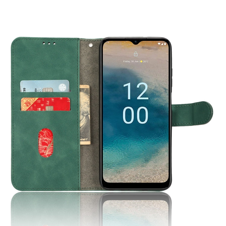 For Nokia G22 Skin Feel Magnetic Flip Leather Phone Case