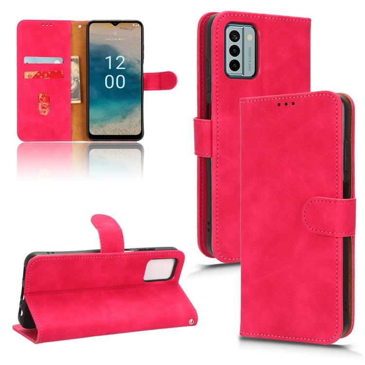 For Nokia G22 Skin Feel Magnetic Flip Leather Phone Case