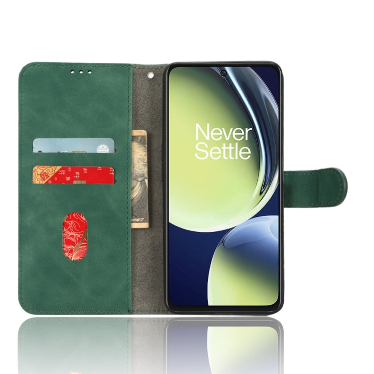 For OnePlus Nord CE 3 Skin Feel Magnetic Flip Leather Phone Case