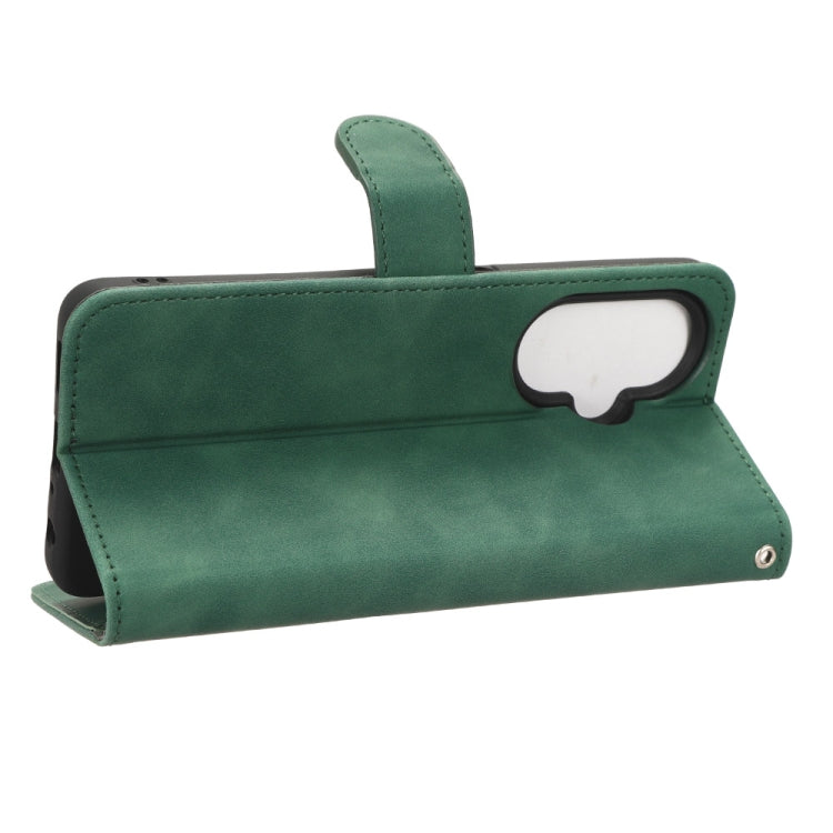 For OnePlus Nord CE 3 Skin Feel Magnetic Flip Leather Phone Case