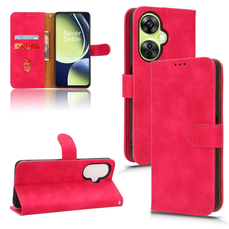 For OnePlus Nord CE 3 Skin Feel Magnetic Flip Leather Phone Case