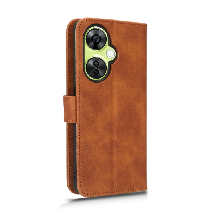 For OnePlus Nord CE 3 Skin Feel Magnetic Flip Leather Phone Case