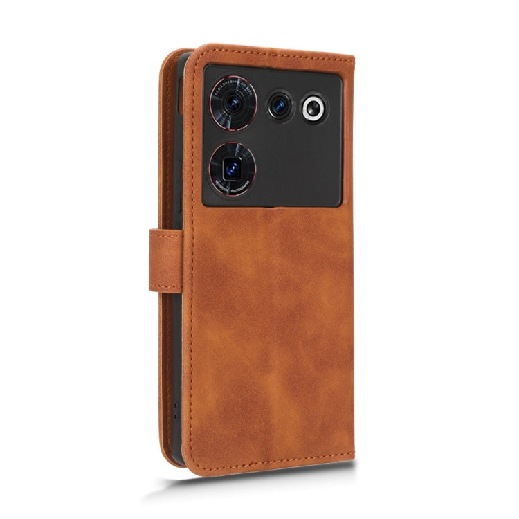 For ZTE nubia Z50 Ultra Skin Feel Magnetic Flip Leather Phone Case