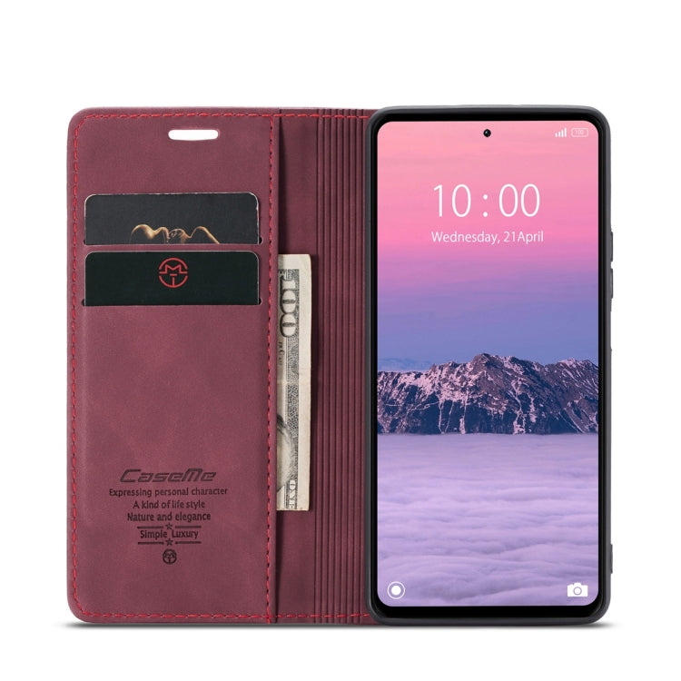 For Xiaomi Redmi Note 12 4G Global CaseMe 013 Multifunctional Horizontal Flip Leather Phone Case