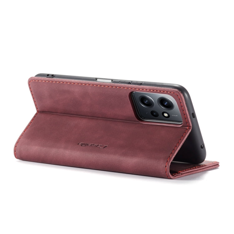 For Xiaomi Redmi Note 12 4G Global CaseMe 013 Multifunctional Horizontal Flip Leather Phone Case