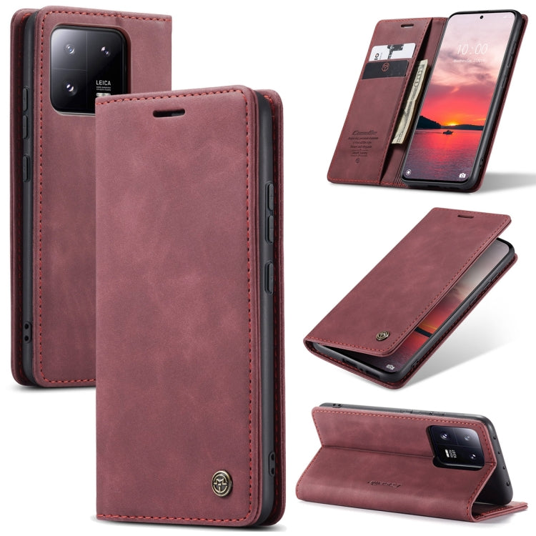For Xiaomi 13 Pro CaseMe 013 Multifunctional Horizontal Flip Leather Phone Case