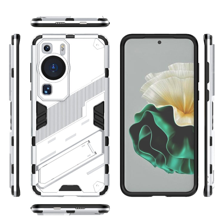 For Huawei P60 Punk Armor 2 in 1 PC + TPU Shockproof Phone Case with Invisible Holder