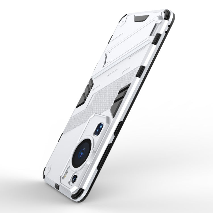 For Huawei P60 Punk Armor 2 in 1 PC + TPU Shockproof Phone Case with Invisible Holder