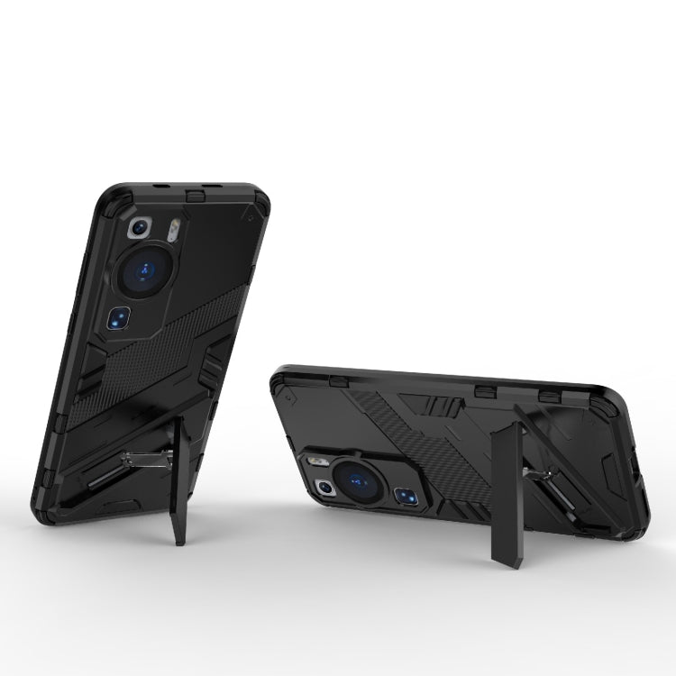 For Huawei P60 Punk Armor 2 in 1 PC + TPU Shockproof Phone Case with Invisible Holder