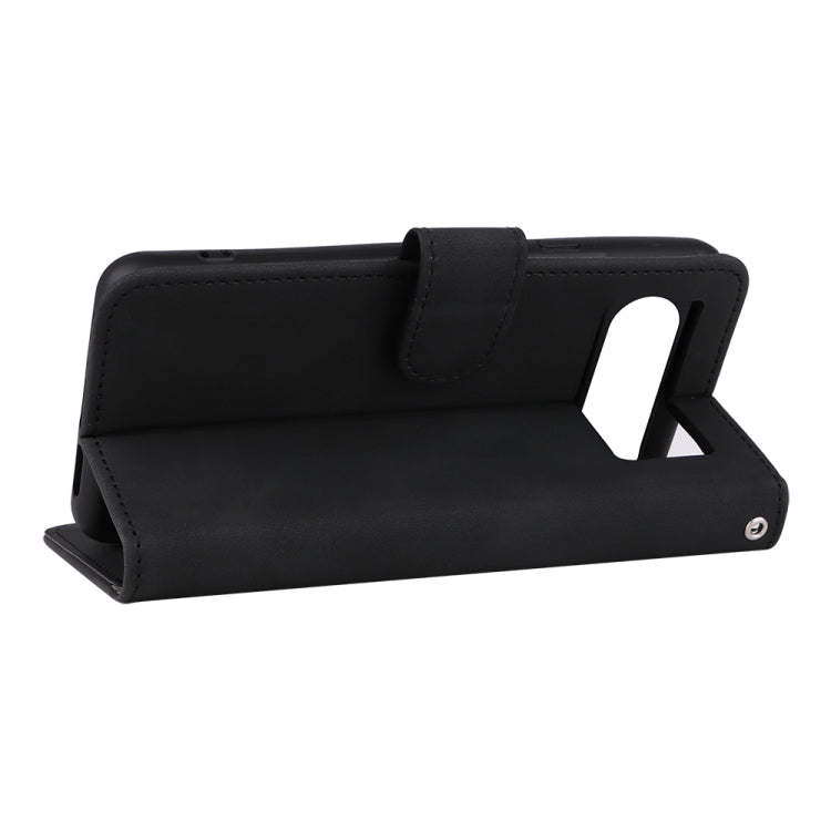 For Google Pixel 8 Skin Feel Magnetic Flip Leather Phone Case