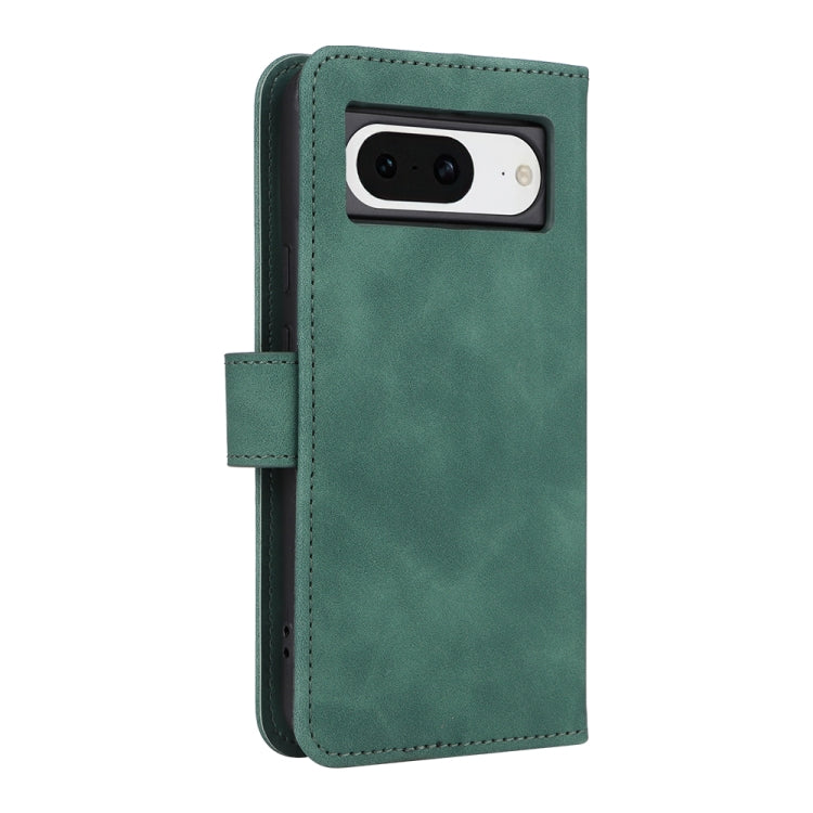 For Google Pixel 8 Skin Feel Magnetic Flip Leather Phone Case